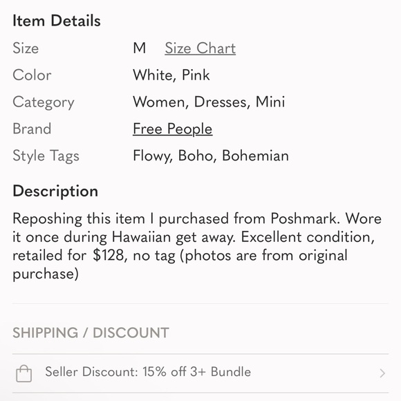 Free People Run With Me Plaid Embroidered Dress - Picture 6 of 6